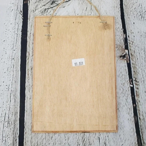 Head Over Boots for you 5x7in Wood Sign - Picture 2 of 3